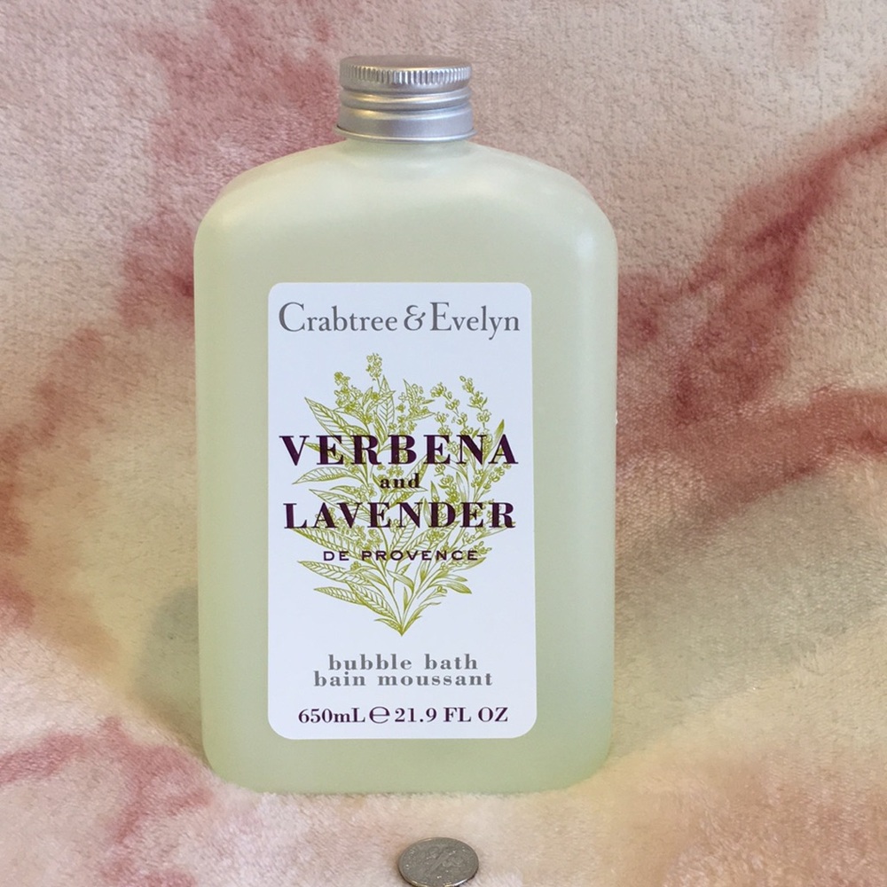 Crabtree Evelyn Scented Verbena Lavender de Provence Bubble Bath XL 21.9oz NWT - Picture 10 of 13